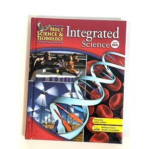 Holt Integrated Science Textbook Level Red Hardcover Science & Technology